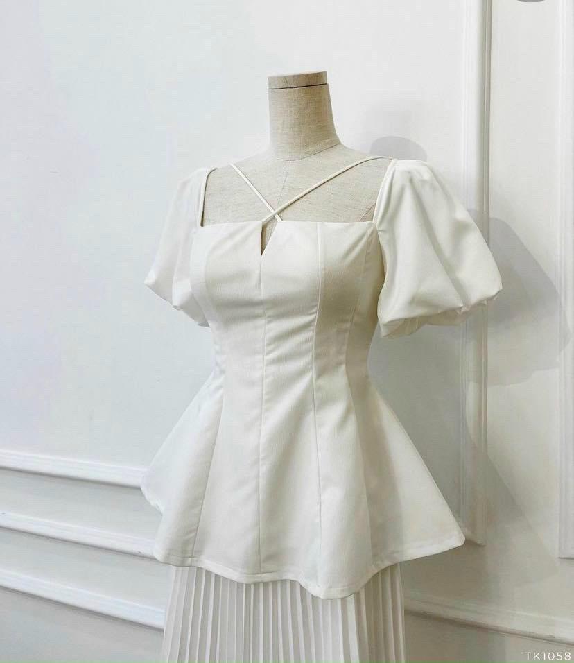 ÁO TAY PHỒNG CHÉO DÂY 13507