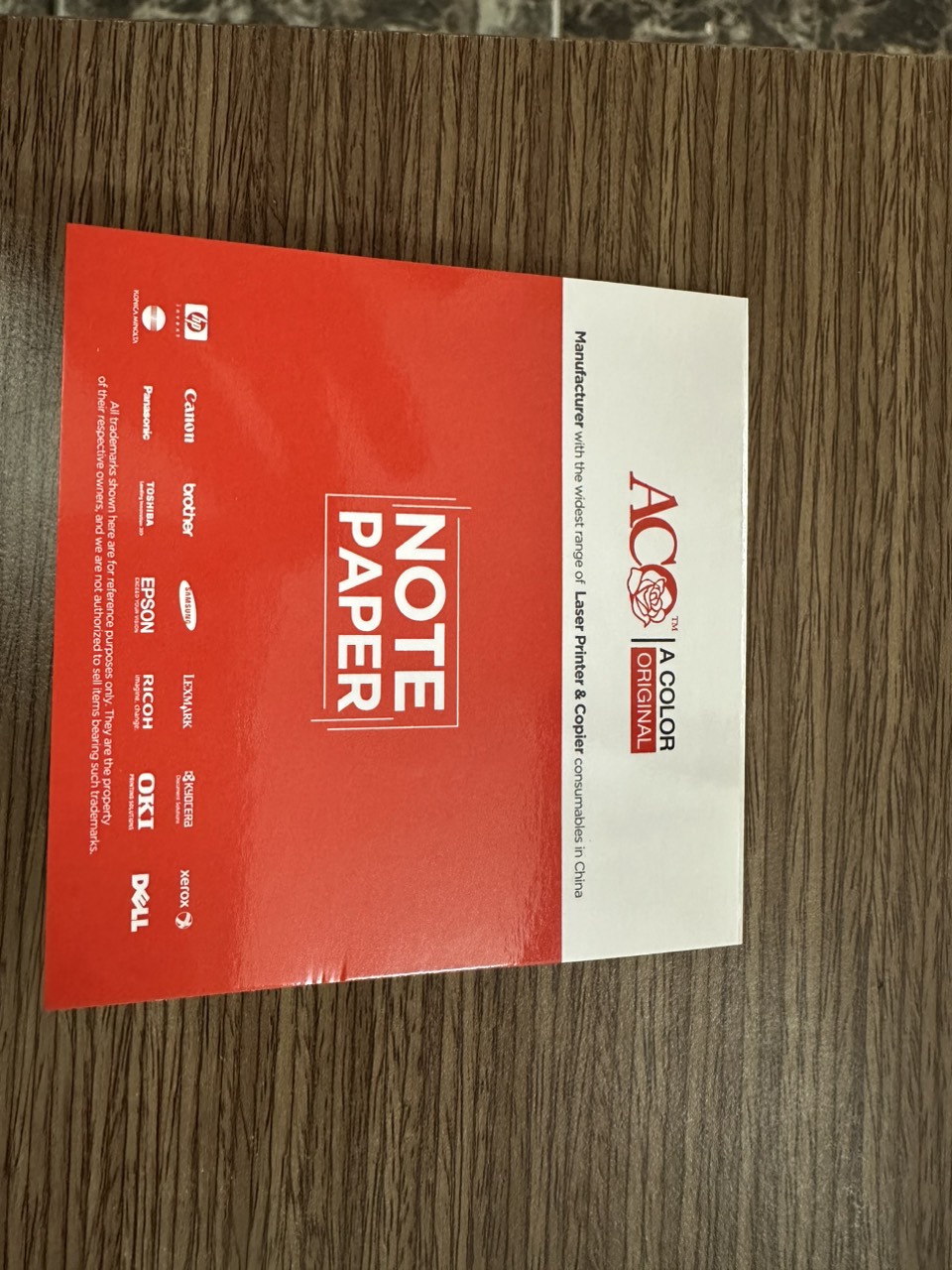 Giấy ghi chú (giấy note) ACO màu trắng