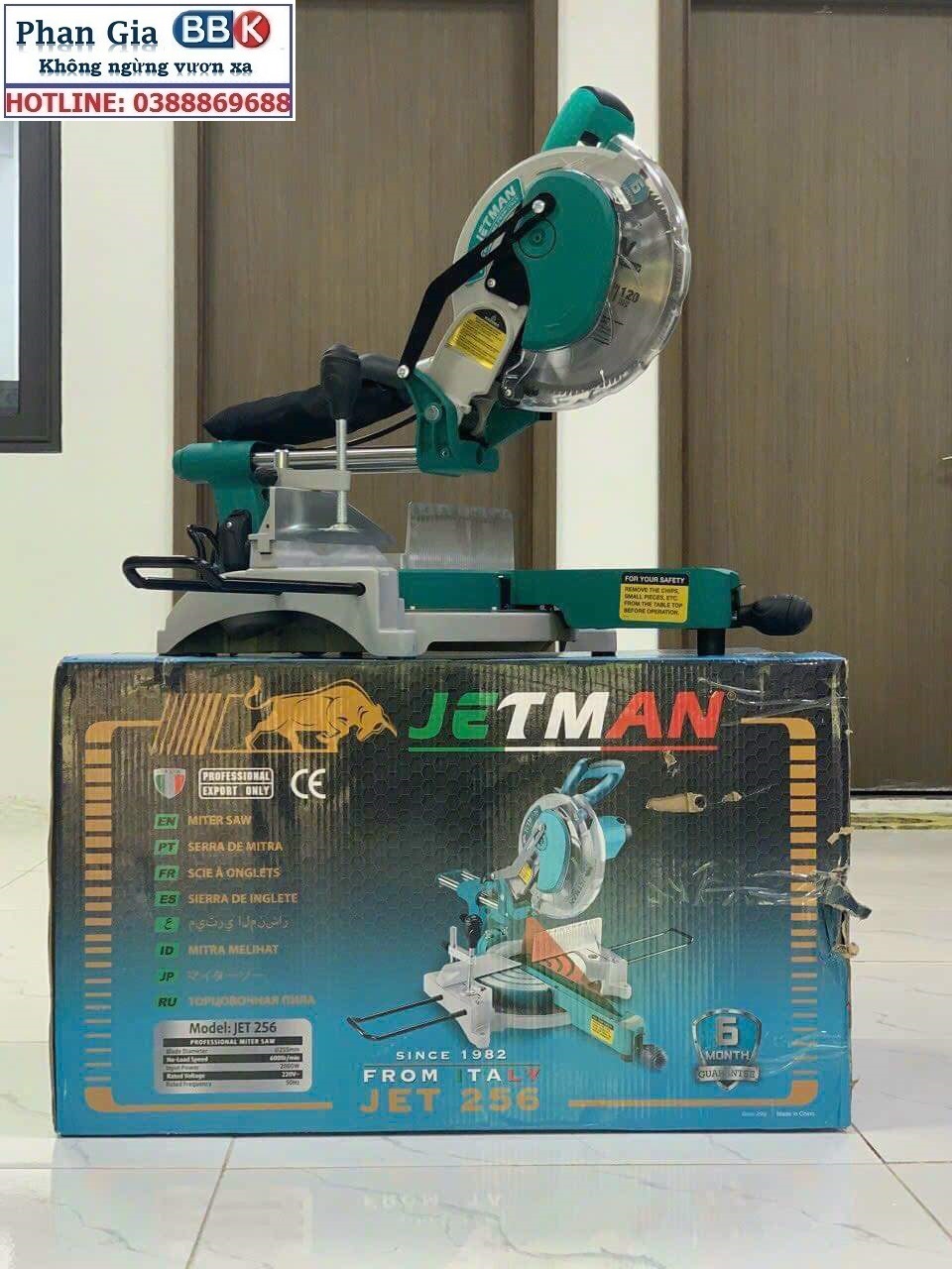 Máy Cắt Nhôm Trượt JETMAN 2000W JM-256 Chính Hãng