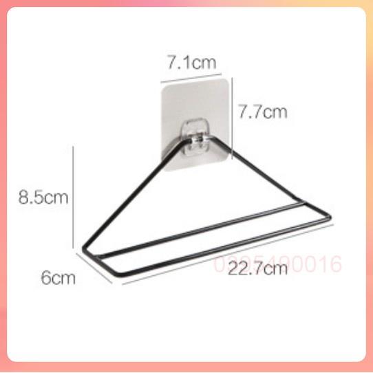 Giá tam giác treo dép nhà tắm hoặc dép đi trong nhà tiện lợi gọn gàng ĐA NĂNG CHỊU LỰC TỐT, siêu dính không cần khoan...