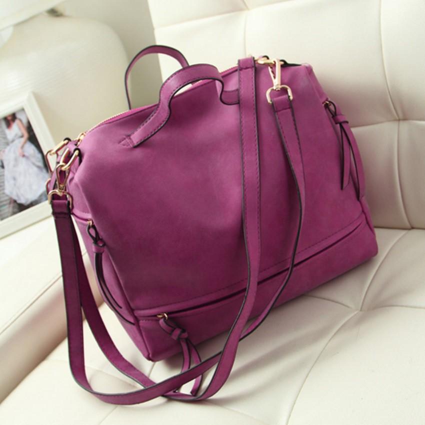 Túi xách nữ thời trang phong cách Thành Long TLG 8018TU (tím hồng)