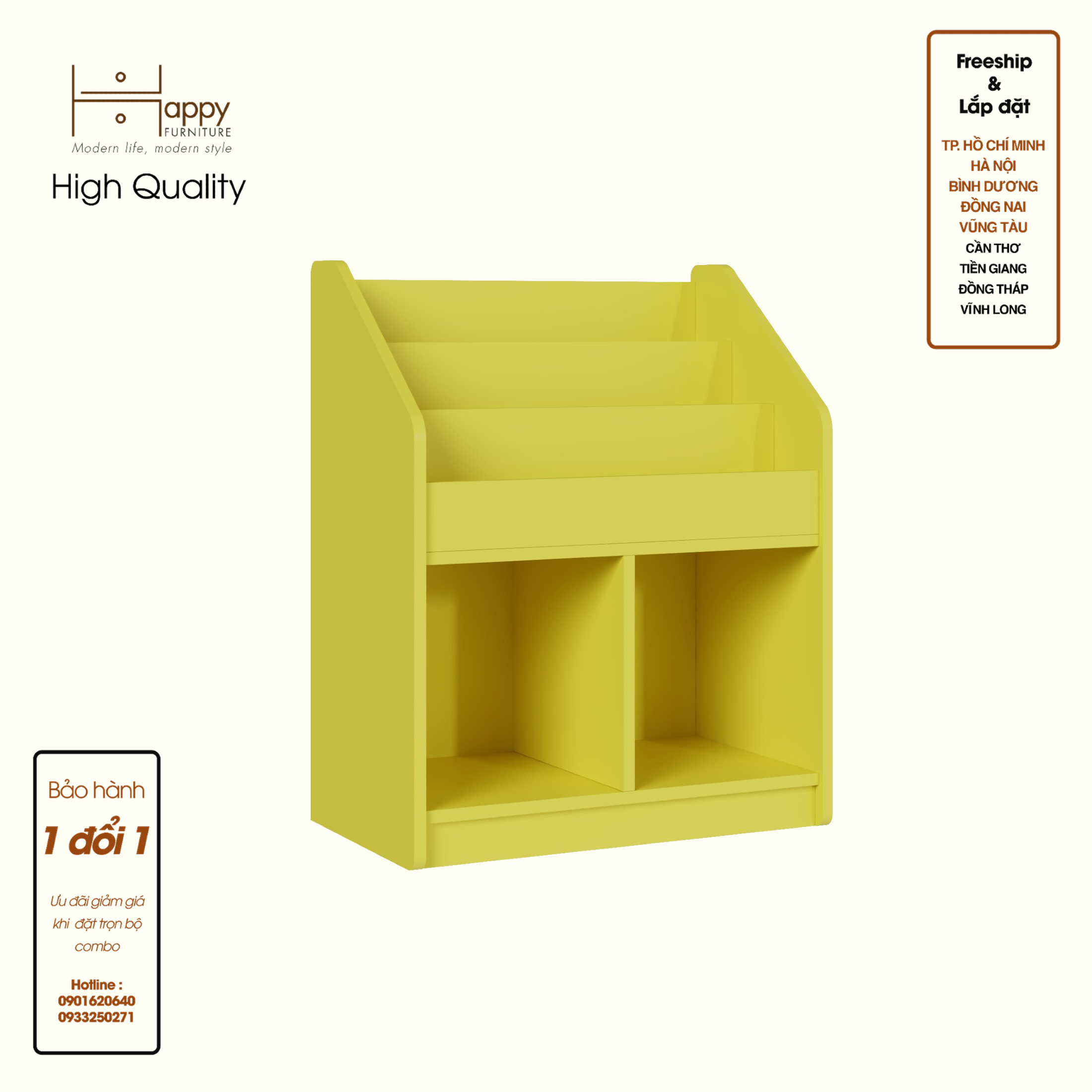 [Happy Home Furniture] KID, Kệ lưu trữ cho trẻ em, 64cm x 38cm x 80cm ( DxRxC), KSA_051