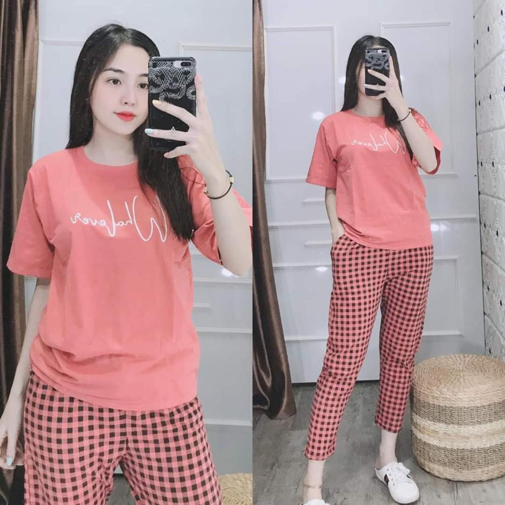 Đồ Bộ Nữ Set Bộ Dài Thun Đồ Bộ Nữ Mặc NhàĐồ Bộ Nữ Mặc Nhà Đẹp