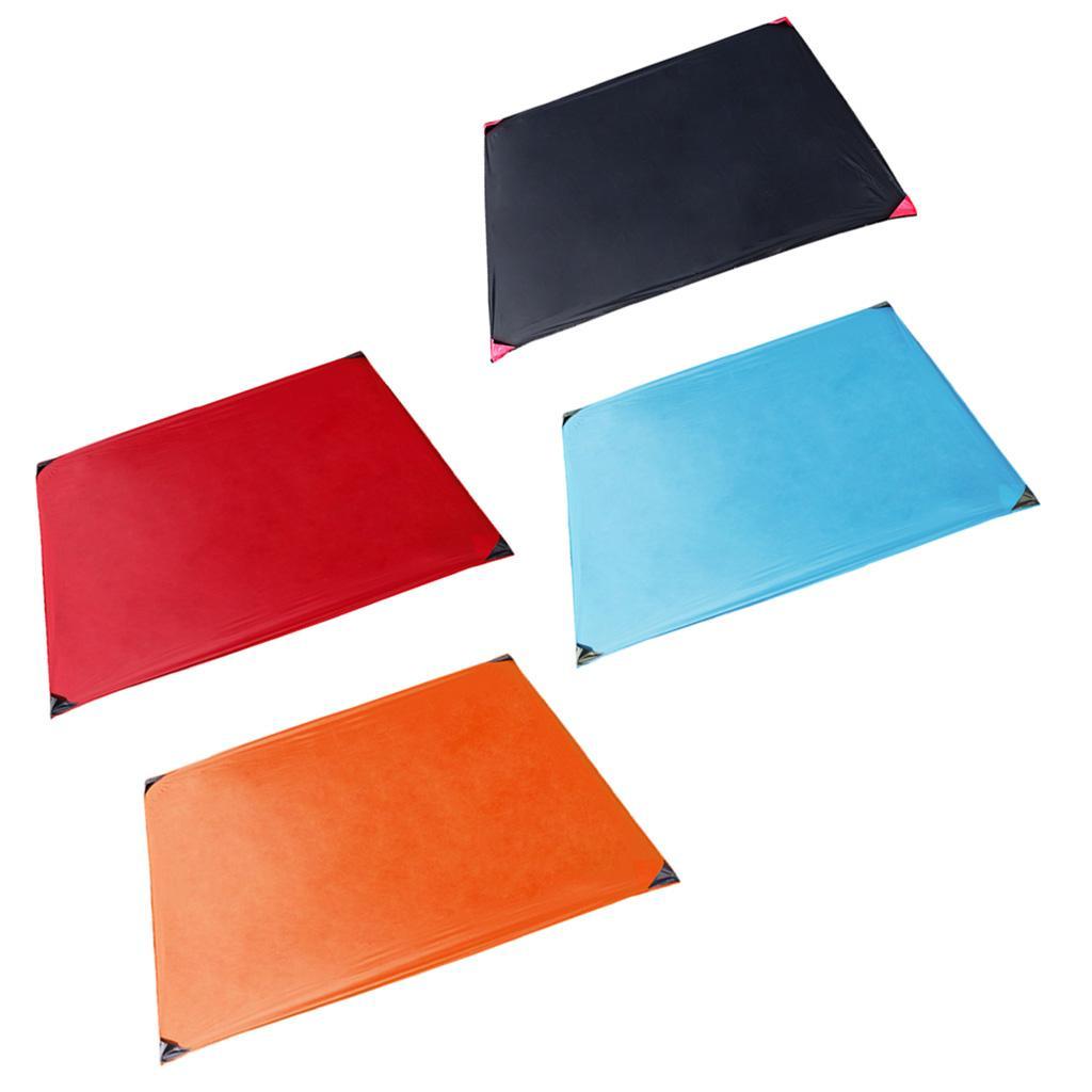 Portable Picnic Mat Pocket Beach Blanket Tent Ground Sheet With Ground Nail for The Beach, Hiking, Travel, Camping