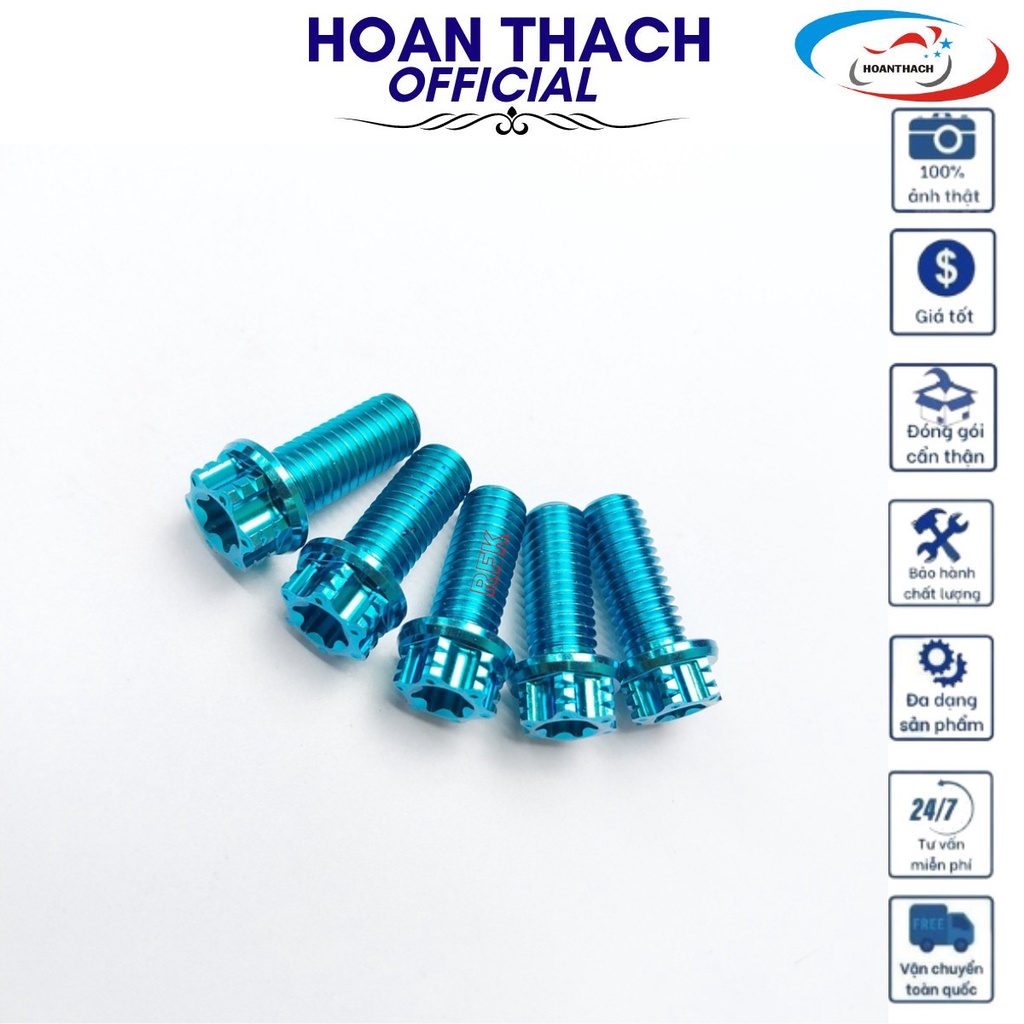 Ốc 8L15 Titan Lục Bảo Đầu Salaya dùng cho nhiều dòng xe SP017507(giá bán 1 con)