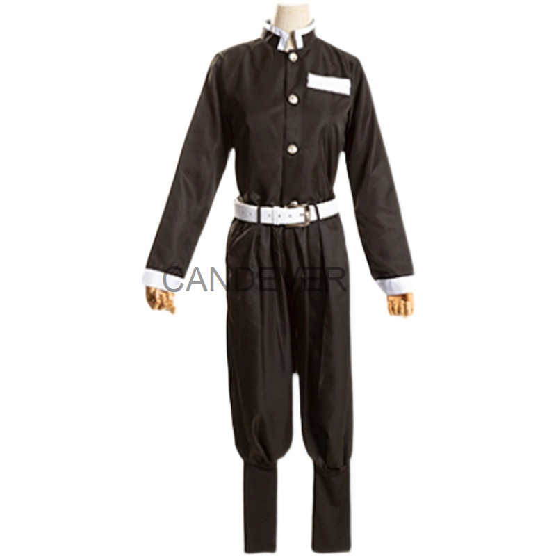 Anime Demon Slayer Kimetsu Không Yaiba Agatsuma Zenitsu Trang Phục Hóa Trang Nam Nhật Bản Kim Đồng Nhất Halloween Tóc Giả Bé Trai Con Trẻ Em