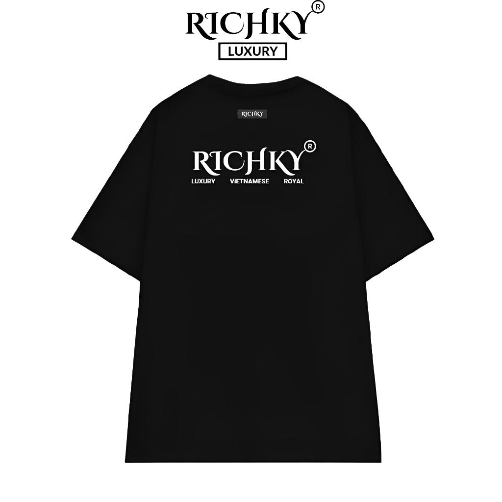 [Mã INBAU300 giảm 10% đơn 250K] Áo Thun Local Brand Unisex Richky Premium Tee Vietnamese Royal - RKP06 - Trắng