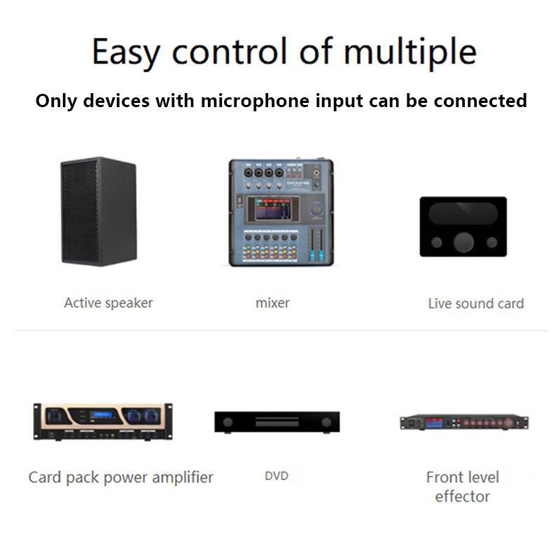 Micro Cầm Tay Không Dây Sạc Pin UHF Dynamic Hypercardioid Dùng Để Hát Karaoke / Tiệc Tùng / Nhà Thờ Trường Học