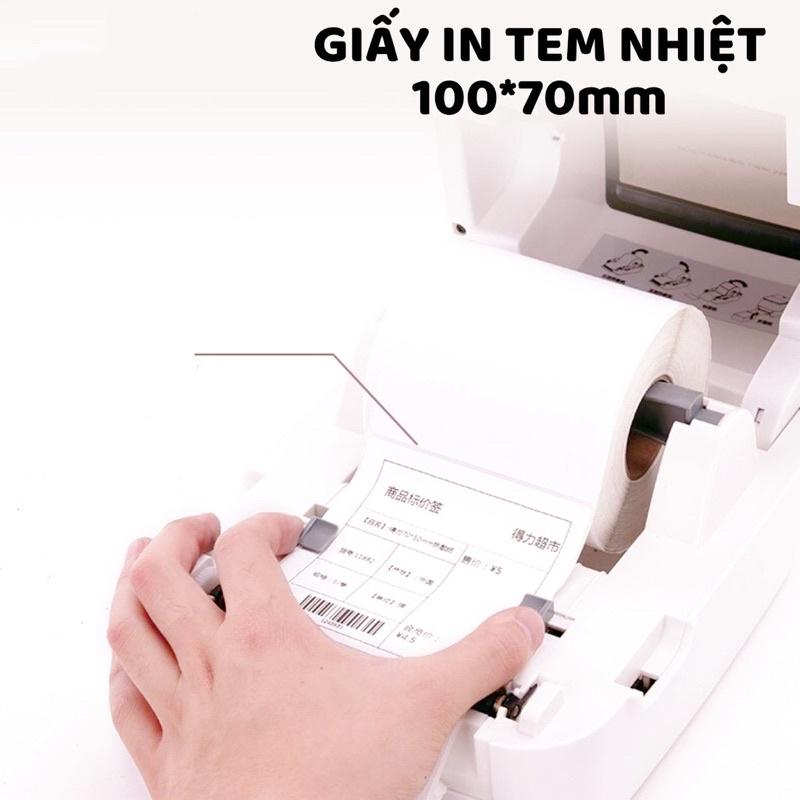 Giấy In Nhiệt A7 7cm x 10cm Hơn 300 Tem Lớp Dán Keo Chống Nước, In Vận Đơn, Hoá Đơn, Bill,…
