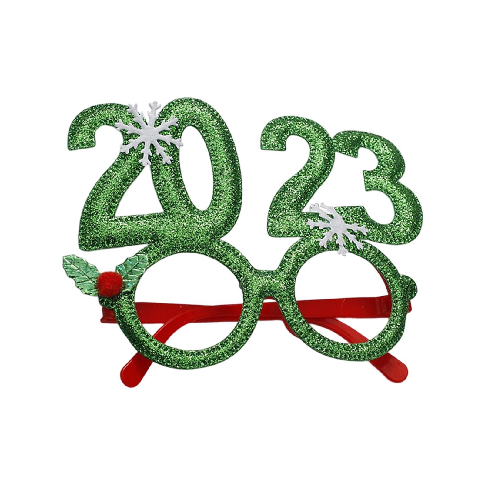 Christmas Glasses Prop Kit Christmas Decoration Costume Glasses Cosplay Glasses for Cosplay