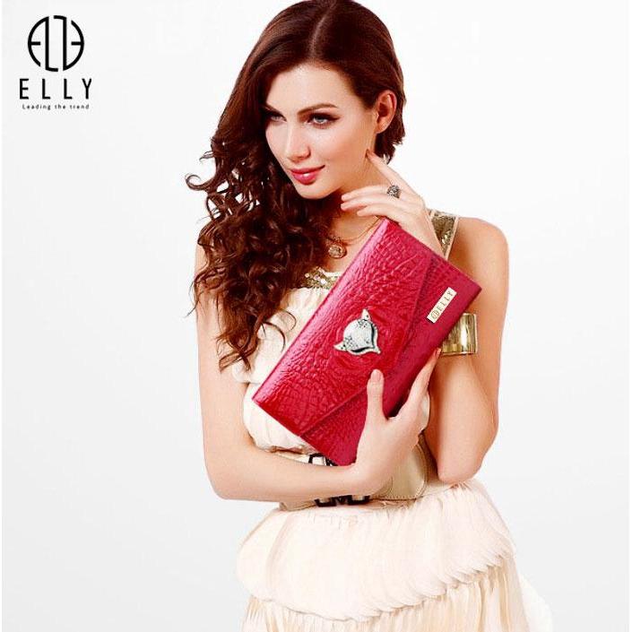 Túi clutch nữ cao cấp da thật ELLY – EC4