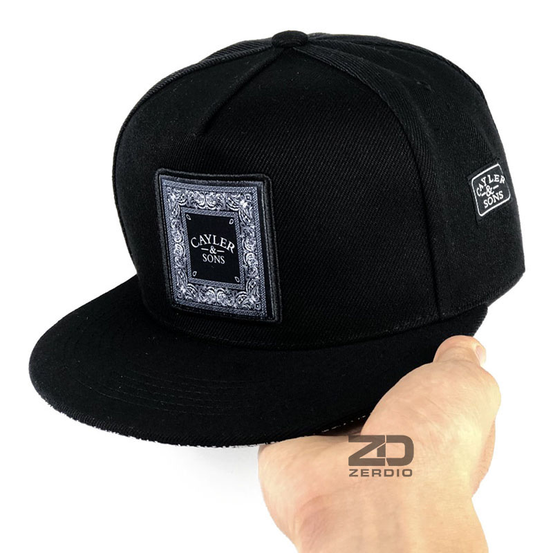 Mũ lưỡi trai snapback, nón hiphop nam nữ màu đen phong cách cá tính