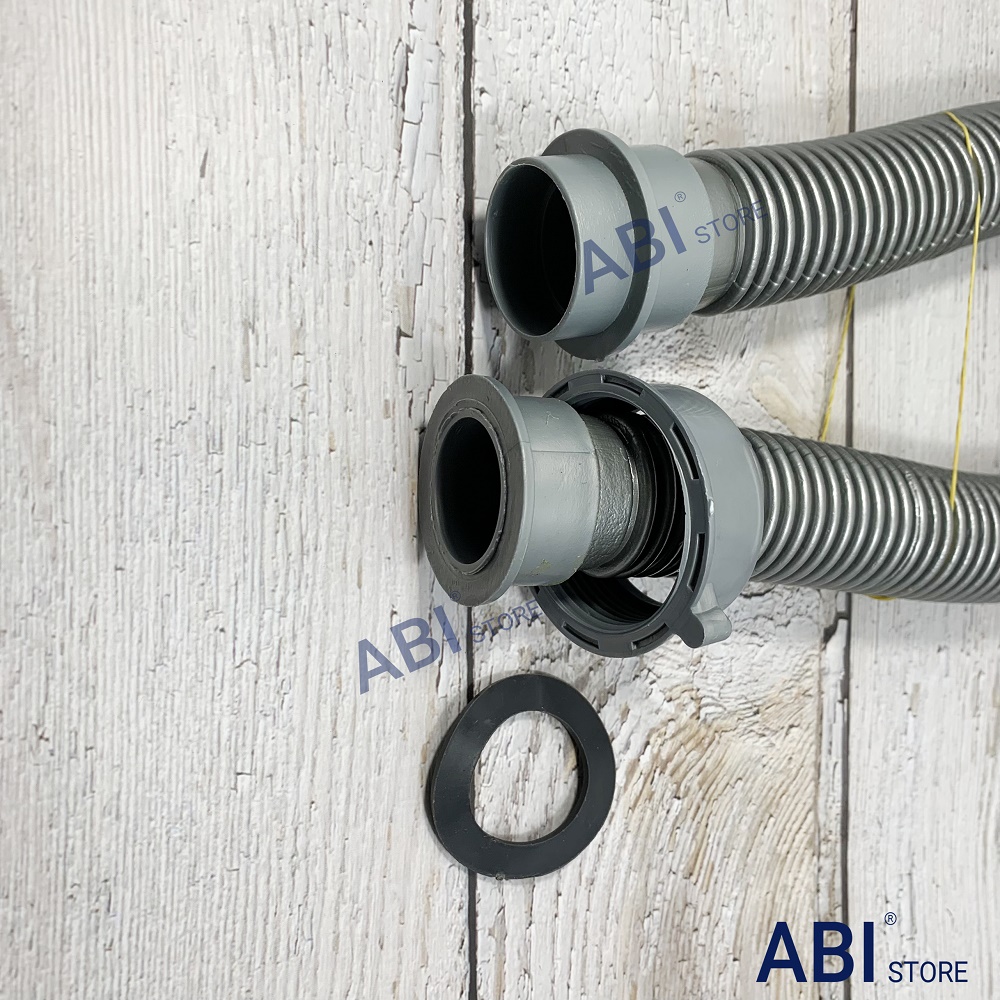 Ống thoát nước bộ xi phông chậu rửa bát 2 hố bầu inox