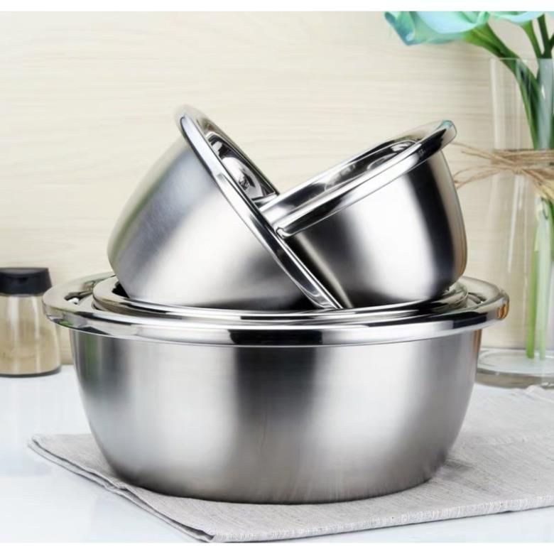 chậu,bát 304 inox 100% cao cấp các cỡ hàng dầy