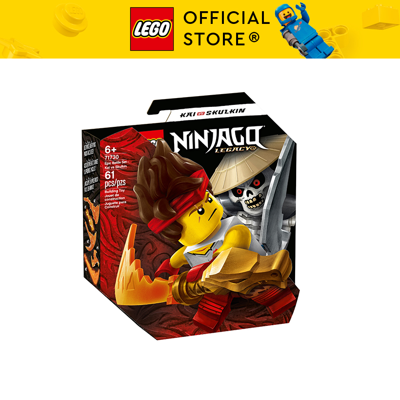 Đồ chơi LEGO Đấu Trường Ninjago - Kai Đối Đầu Skullin 71730