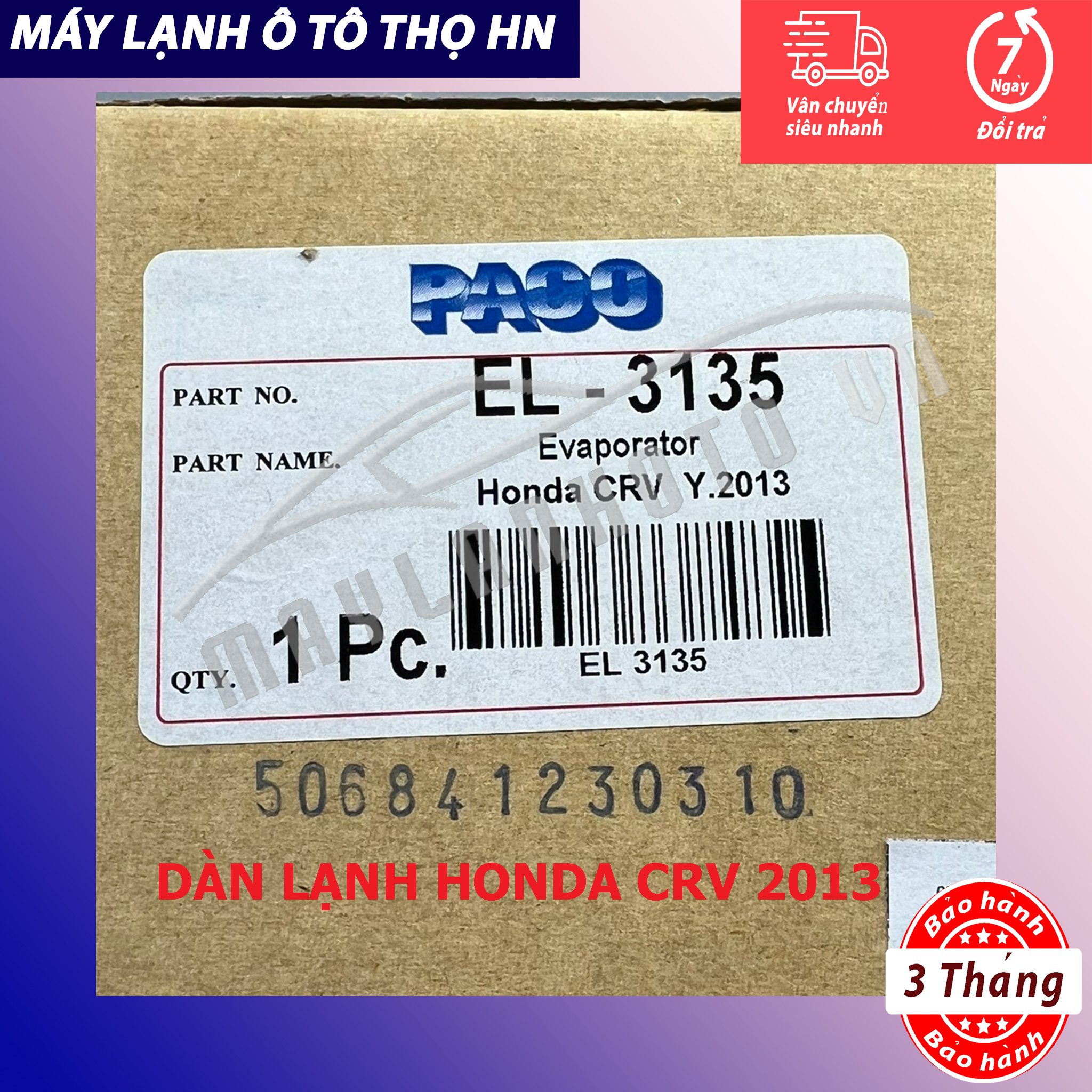 Dàn lạnh Honda CRV 2013 2014 2015 2016 Hàng xịn Thái Lan / Hàn Quốc 13 14 15 16