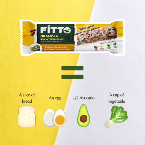 HỘP 6 THANH NĂNG LƯỢNG FITTO MATCHA TỪ HẠT &amp; GẠO LỨT VỊ TRÀ XANH DÀNH CHO NGƯỜI ĂN KIÊNG, EAT LEAN, ĂN CHAY