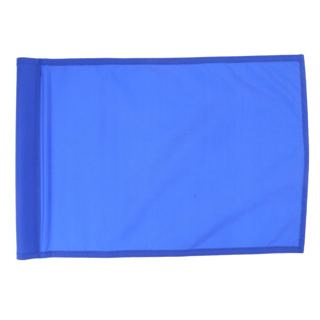 3xBackyard Practice Golf Hole Pole Cup Flag Putting Green Flags Blue