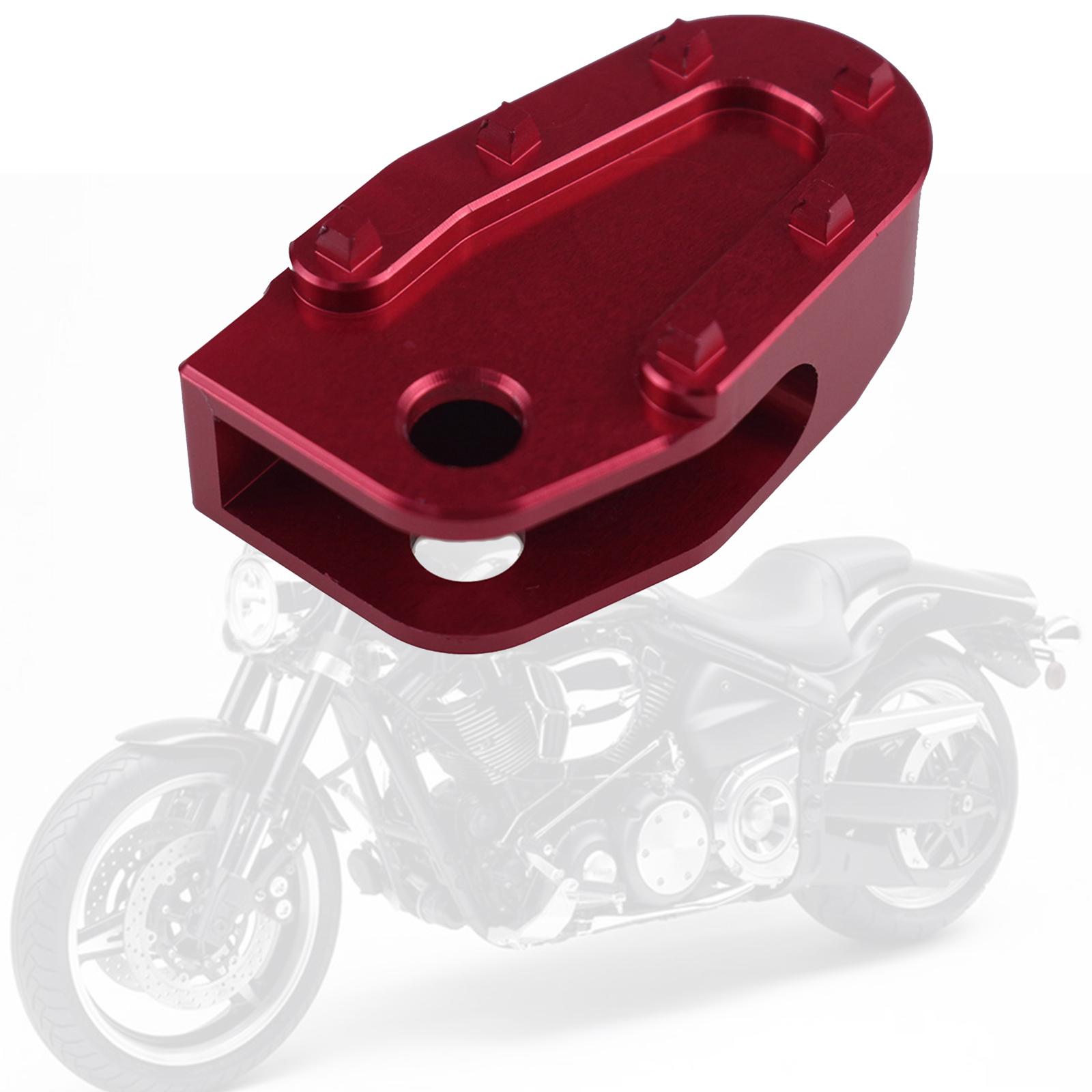 Widening Non-slip Footrests Brake Pedal for Motorcycle Aluminum black