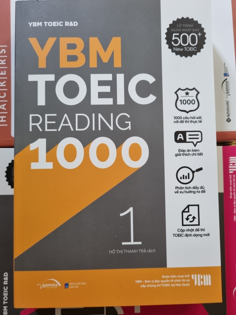 Trạm Đọc Official | YBM Toeic Reading 1000 - Vol 1