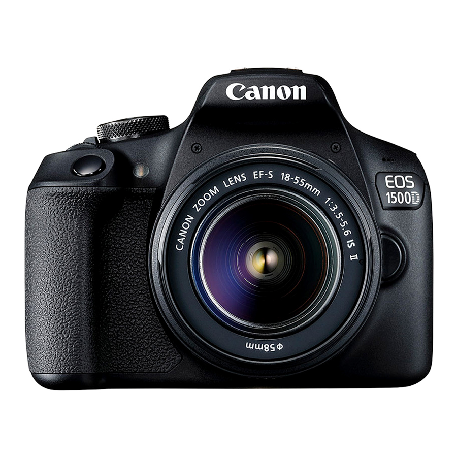 Máy Ảnh Canon EOS 1500D + Lens EF-S 18 - 55mm II - Hàng Chính Hãng (Tặng Kèm Thẻ Nhờ Và Túi Đựng Máy Ảnh)