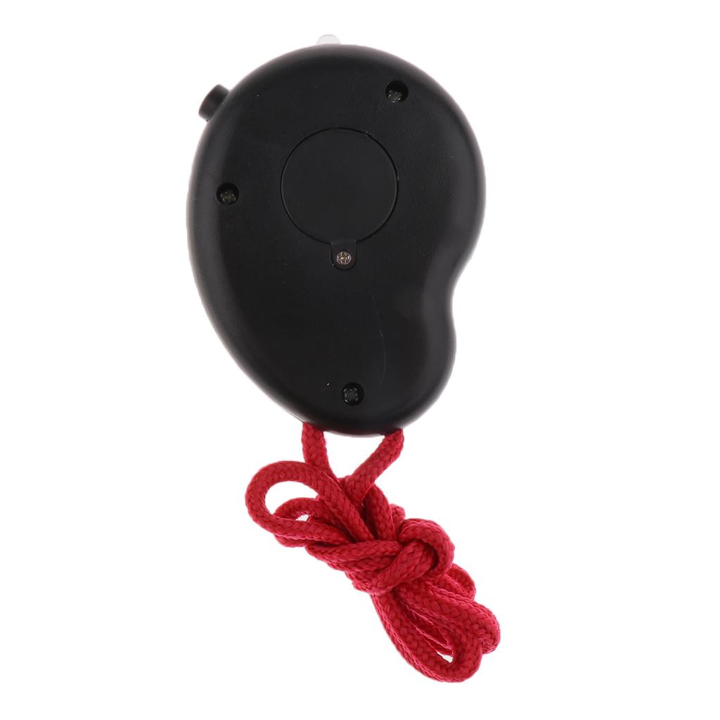 2x Professional Pocket Compass Hiking Camping with LED Light & Neck Strap