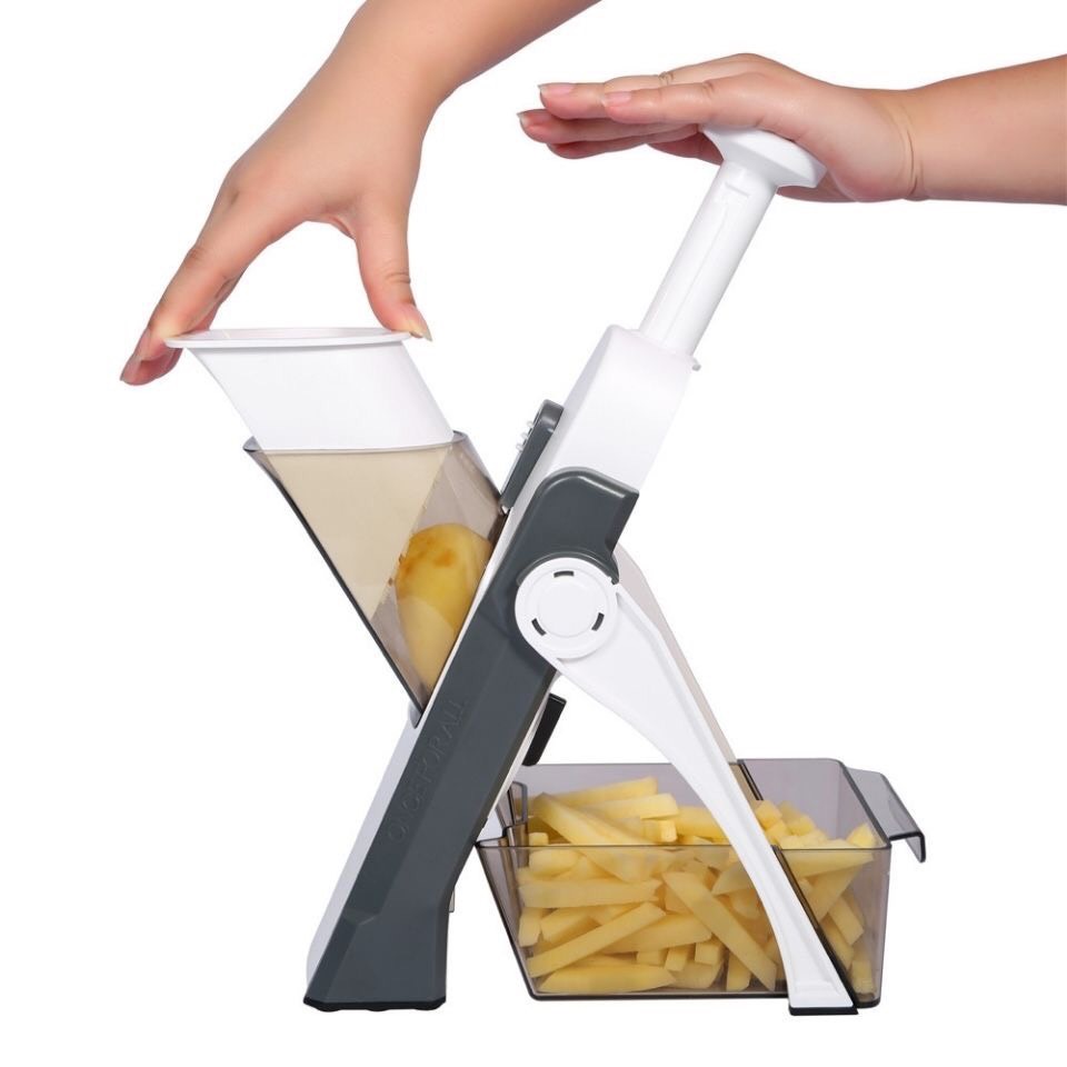 Máy Thái Rau Củ Quả 4 lưỡi dao đơn, đa năng, sắc bén, tiện lợi, an toàn
