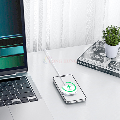 Đế sạc không dây Innostyle Magease 15W Wireless Charger IMWC100SLV - Hàng chính hãng