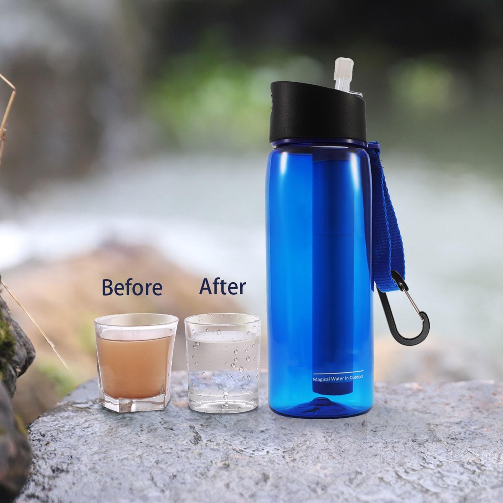 4Stage  Filter Bottle Straw  Camping  Survival