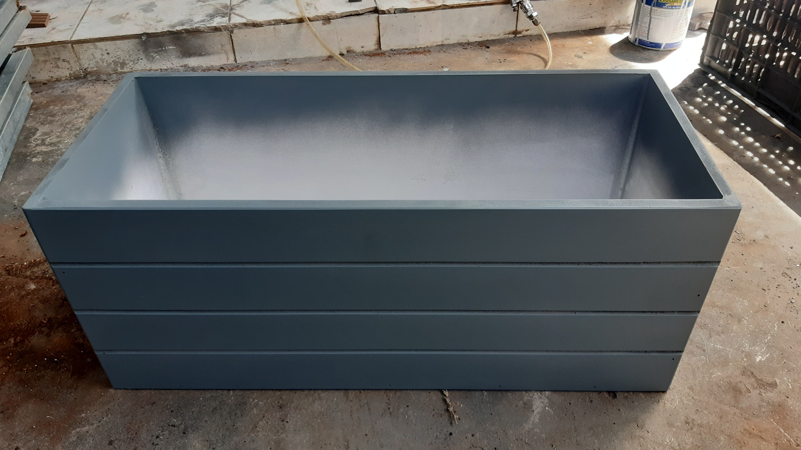 Chậu nhựa composite 80x30x30