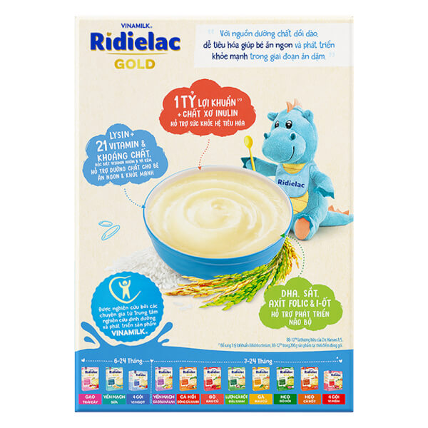 Bột Ăn Dặm Vinamilk Ridielac Gạo Sữa (200g)