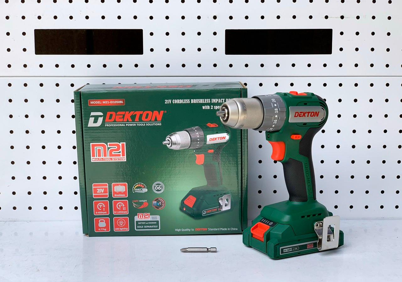 Máy Khoan Pin 21V Sử Dụng Chân Pin Phổ Thông Makita Dekton M21 - Id1050Bl - Hàng Chính Hãng - - Thân Máy 1 Pin 21V 1 Sạc