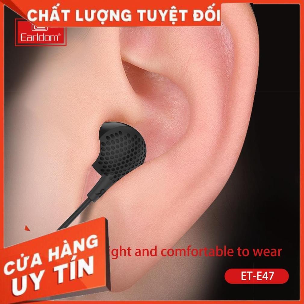 Tai Nghe Có Dây Earldom Cách Âm Chống Ồn Cực Tốt E47 hàng chính hãng