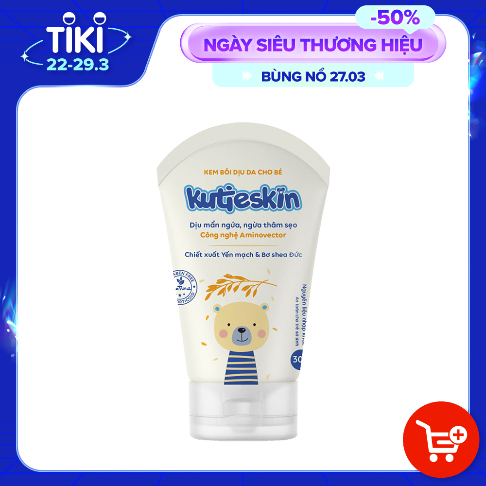 Kutieskin 30gr Kem mẩn ngứa – hăm Kutieskin