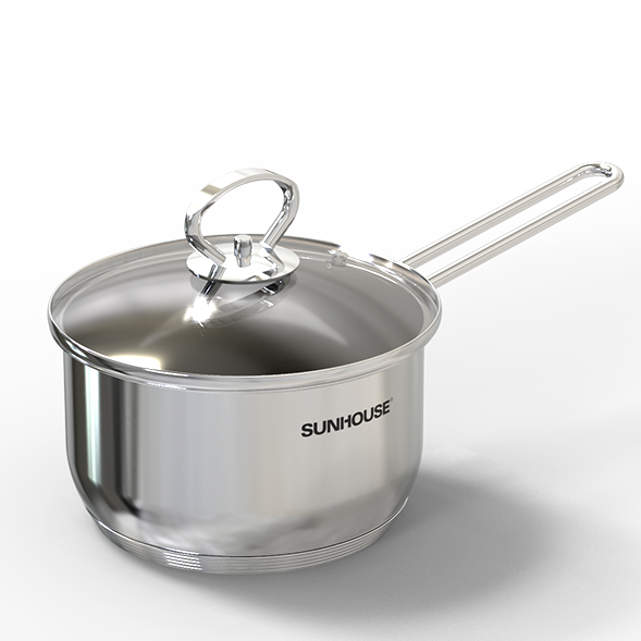 NỒI QUẤY BỘT INOX 5 ĐÁY SUNHOUSE 16CM