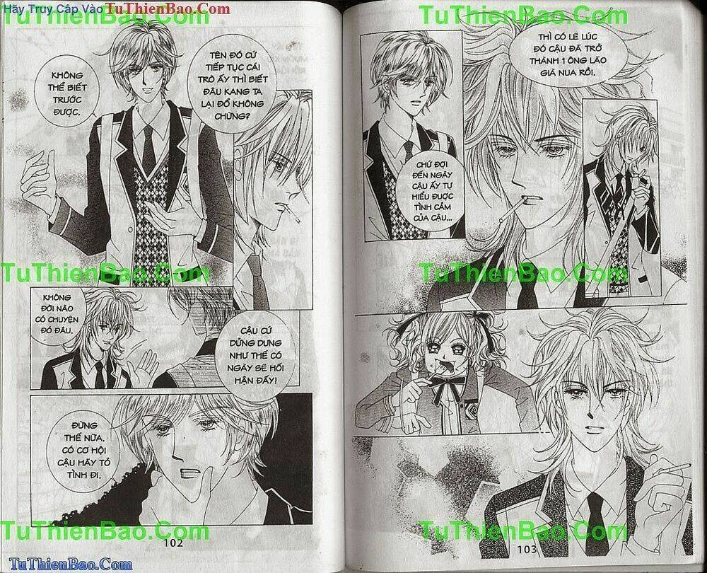 tiểu tử quậy bản đẹp - become habituated to kiss chapter 4 53