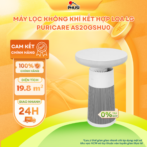 Máy Lọc Không Khí LG Kết Hợp Loa LG PuriCare AS20GSHU0 - Hàng Chính Hãng