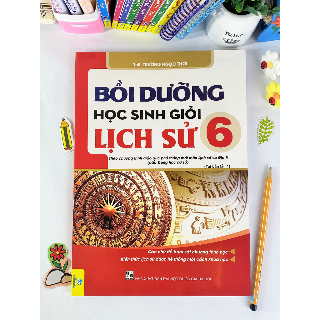 Combo 2 cuốn sách Bồi dưỡng học sinh giỏi Lịch Sử 6 + Địa Lí 6 - Theo chương trình  mới
