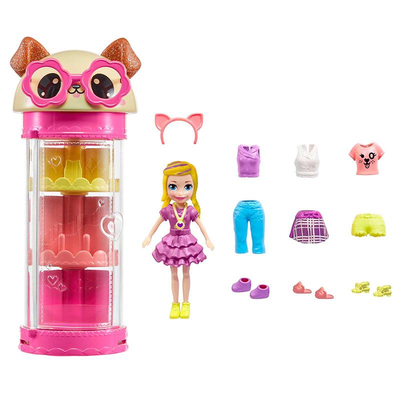 Đồ Chơi POLLY POCKET Tủ Xoay Thời Trang Của Polly Pocket - Polly Puppy HKW06/HKW04