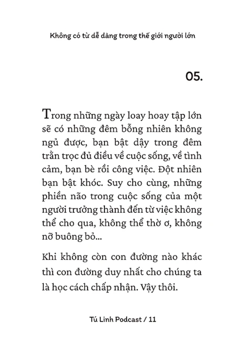 Không Có Từ Dễ Dàng Trong Thế Giới Người Lớn - TIME