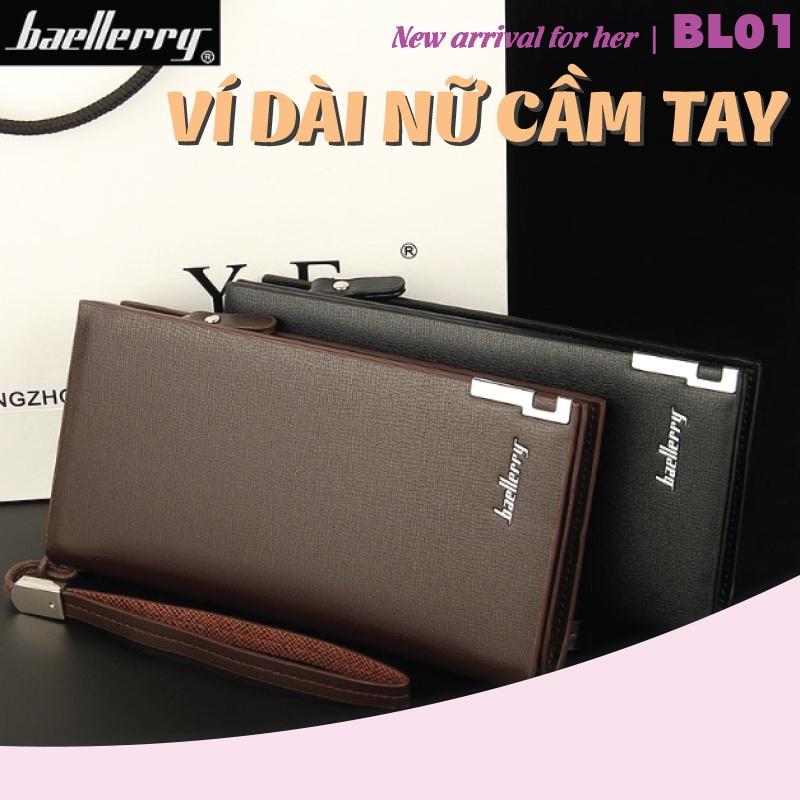 Ví Dài Cầm Tay Nam Nữ Chính Hãng BAELLERRY Nhiều Ngăn Đựng Tiền Điện Thoại Da Cao Cấp Cực Đẹp Giá Rẻ BL01 - Micocah