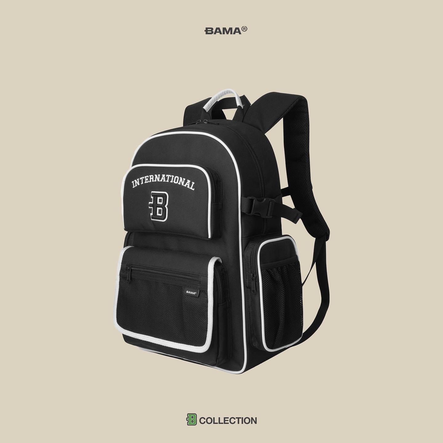 Balo Local brand nam nữ , balo laptop 15,6 inch , Bama Border backpack - GIn Store