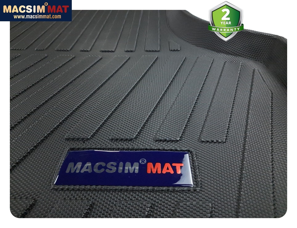 Thảm lót cốp xe ô tô Nissan Teana 2011-2016 nhãn hiệu Macsim chất liệu TPV cao cấp màu đen(091)