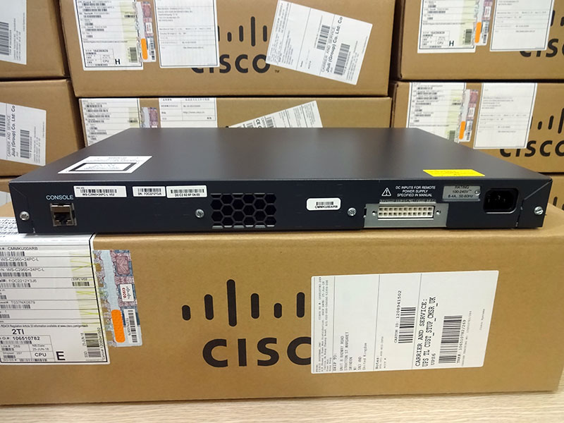 Switch Cisco WS-C2960+24PC-L 24 10/100 PoE + 2 T/SFP LAN Base - Hàng nhập khẩu