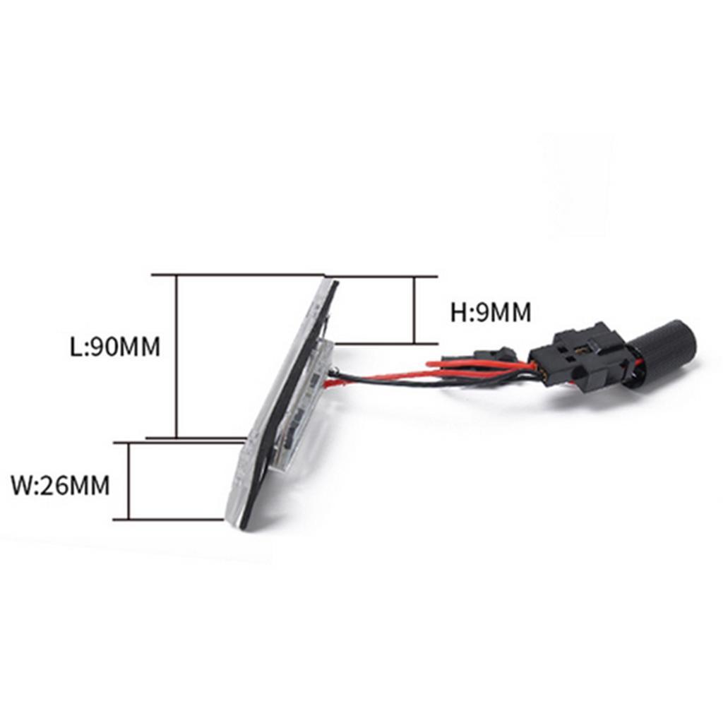 Plate Light + Frame Replacement Modification Tool For Skoda Octavia 08-16