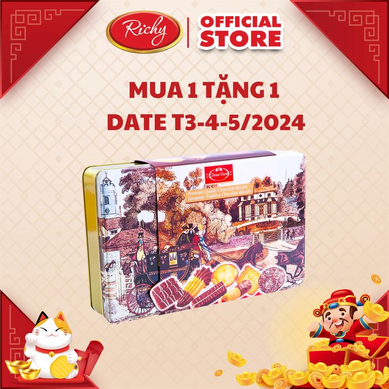 Bánh Chữ Nhật Tresor Dore (270g/Hộp)