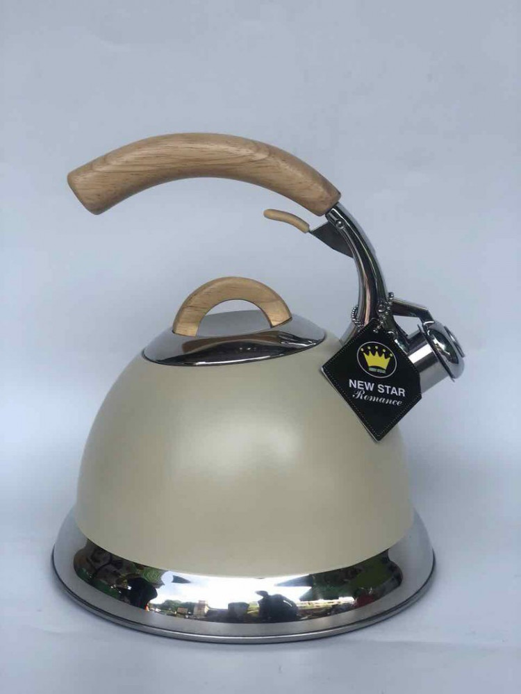 Ấm inox đun bếp từ có còi New Star Romance 2