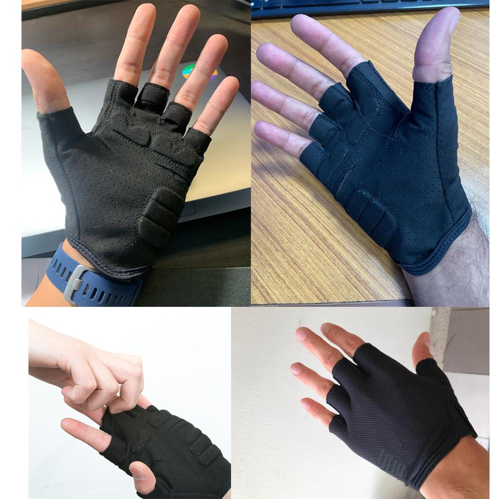 Ykywbike Găng tay xe đạp MTB Găng tay trên đường đua xe đạp nửa ngón tay Găng tay nam MTB Bike Găng tay xe đạp Guantes Ciclismo Color: YGS282 white Size: XL