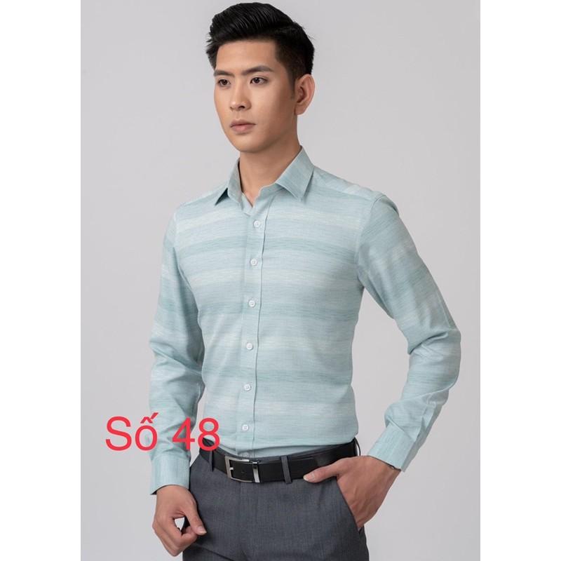 SƠ MI DÀI TAY KẺ CHÌM CAO CẤP