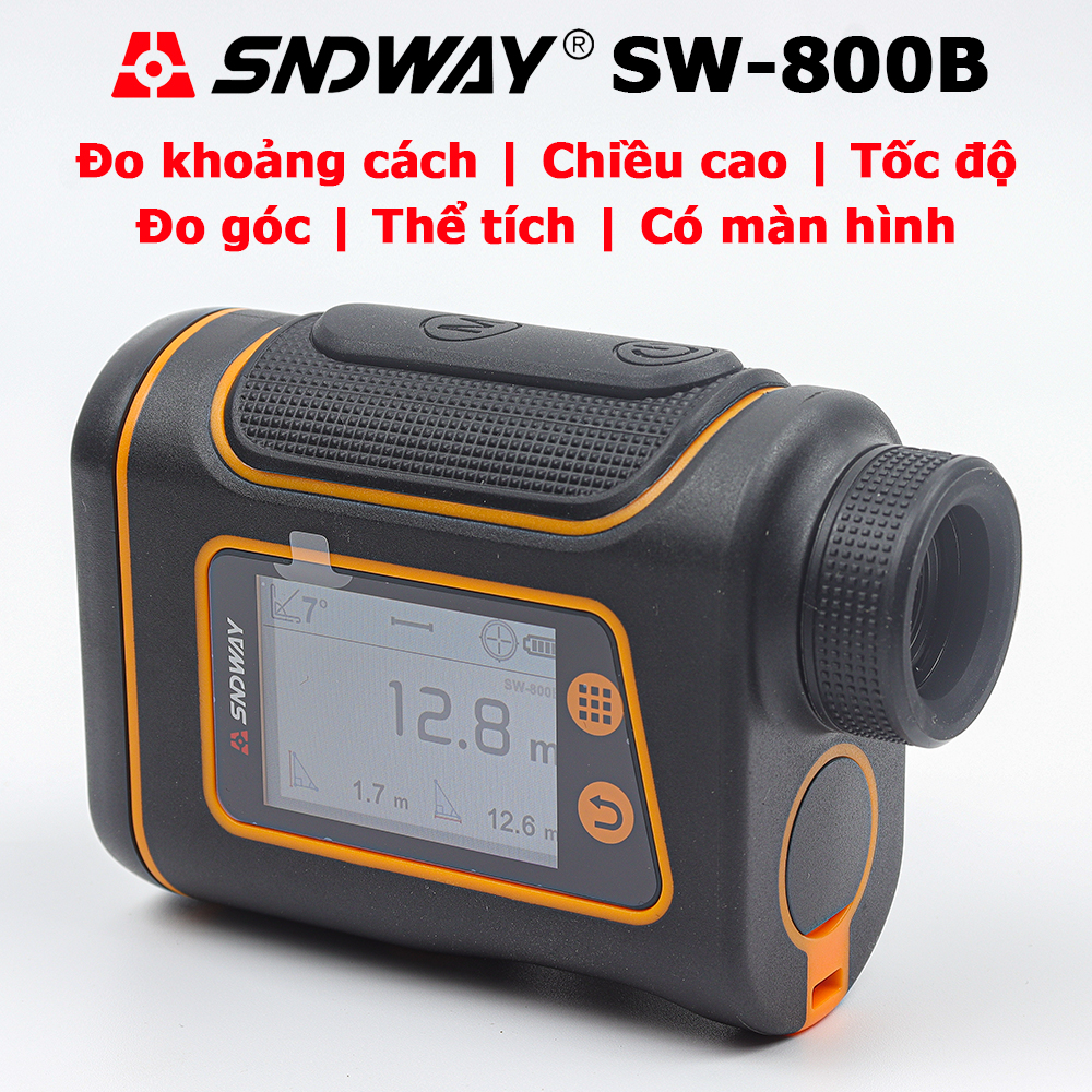 Ống nhòm đo khoảng cách SNDWAY SW-800B đo chiều cao tốc độ đo góc 800M